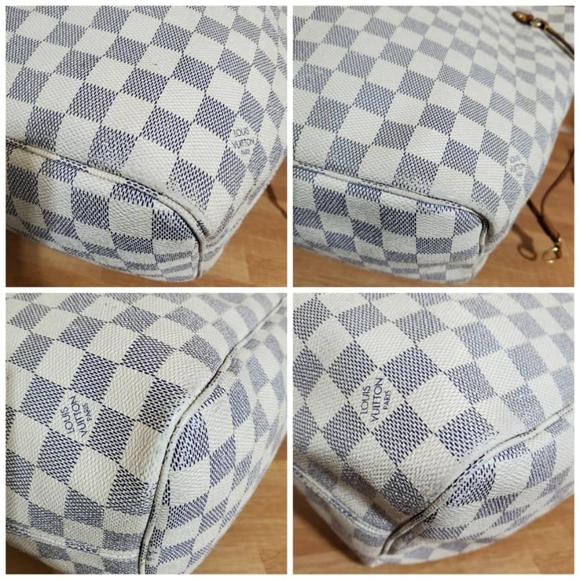 Authentic LOUIS VUITTON Damier Azur Neo Neverfull MM - Picture 9 of 15